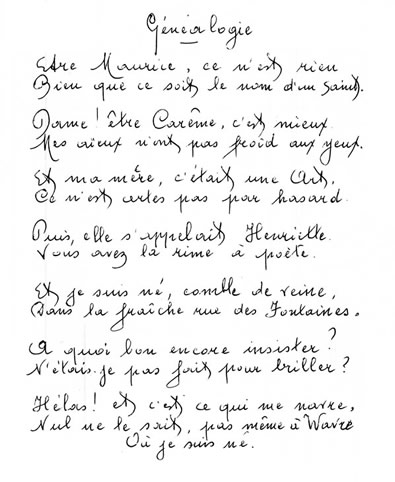 Généalogie